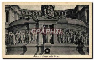 Old Postcard Italy Italia Roma Altare della Palzia