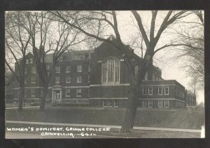 RPPC GRINNELL IOWA GRINNELL COLLEGE WOMEN'S DORMITORY REAL PHOTO POSTCARD