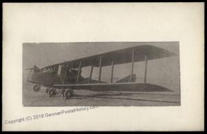 Germany WWI AEG Staaken Bomber Airplane  RPPC 64712