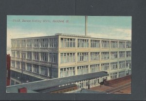 Ca 1910 Post Card Rockford IL Burson Knitting Works
