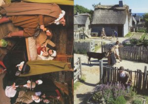 Plimoth Plantation Massachusetts 2x Postcard s