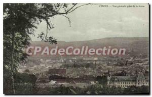 Postcard Old Vesoul Vue Generale Prize De La Motte