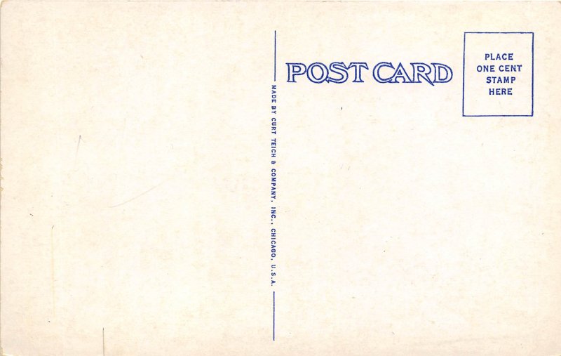 Toledo Ohio 1930s Postcard Commodore Perry Hotel