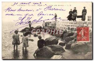 Palavas Old Postcard jtee the return of fishing with mussels TOP