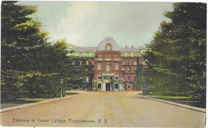 Entrance to Vassar College Poughkeepsie New York