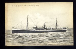 LS3624 - UK Liner - African Steamship Co. - Biafra - postcard