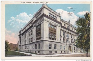 High School, WILKES BARRE, Pennsylvania, PU-1952