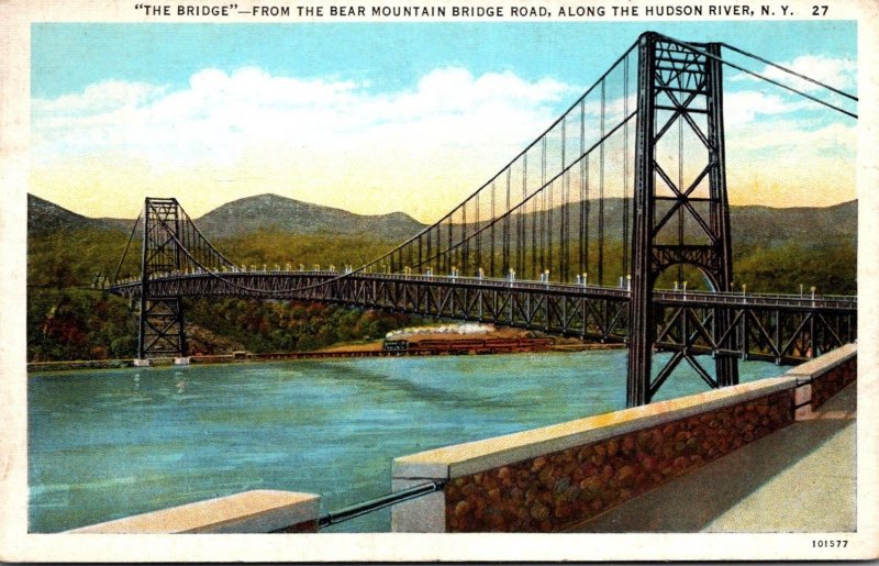 New York Bear Mountain Hudson River Bridge 1926