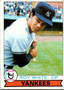 1979 Topps Baseball Card Roy White New York Yankees