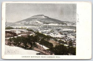 1906 Lookout Mountain From Cameron Hill Tennessee TN Winter Posted  Postcard