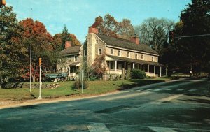 Postcard Side View Bake House Valley Forge National Park Pennsylvania PA