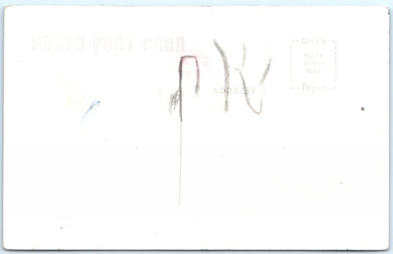 c1950s Playa Villa del Mar, Veracruz, Mexico RPPC Beach Lake Real Photo PC A138 