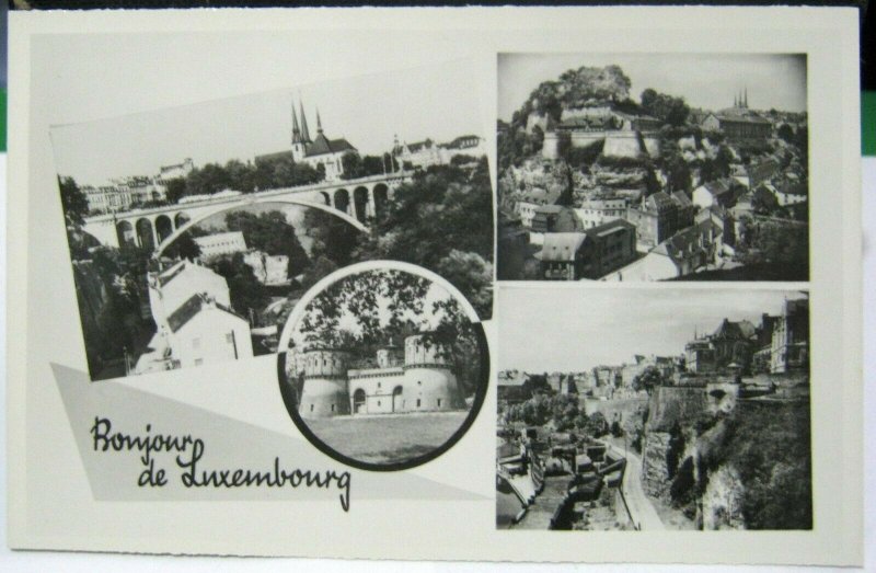 Luxembourg Bonjour de RPPC - unposted