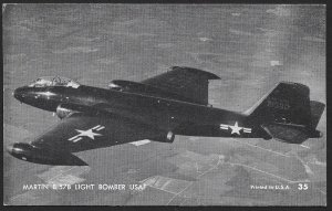 ARCADE CARD Martin B 57B Light Bomber USAF Bomber Airplane