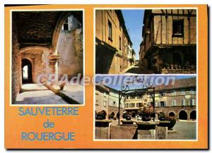 Postcard Old Sauveterre Rouergue Aveyron Royal Bastide