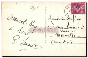 Cabourg Old Postcard The villas and the beach has the & # 39heure bath