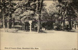 Marshfield Hills MA Prospect St. Postcard #2