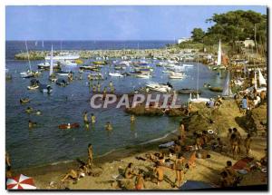 Postcard Modern Saint Aygulf The Beach and the Port