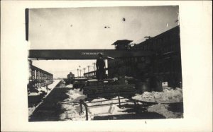 Possibly Rutland Vermont 10 ton Niles Crane c1910 Real Photo Postcard