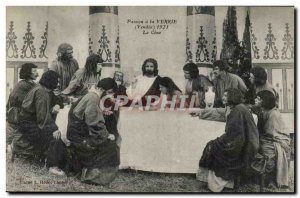 Old Postcard Passion in Verrie 1921 Cene