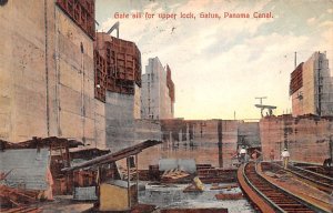Gate sill for upper Lock Gatun Panama 1911 