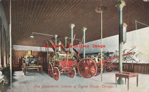 IL, Chicago, Illinois, Fire Department, Engine House Interior, No 219