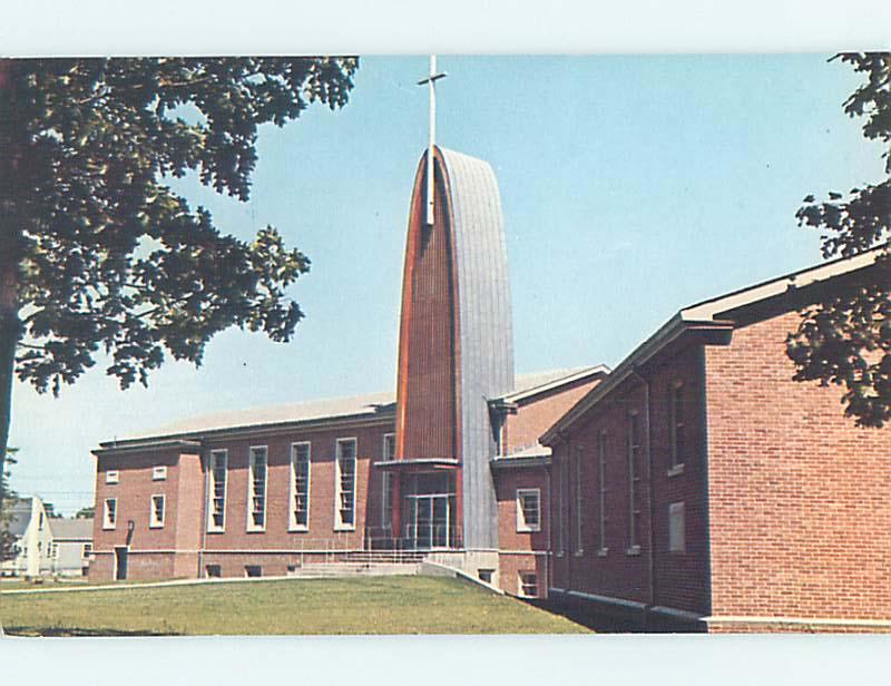 Unused Pre-1980 CHURCH SCENE Warwick Rhode Island RI p3225