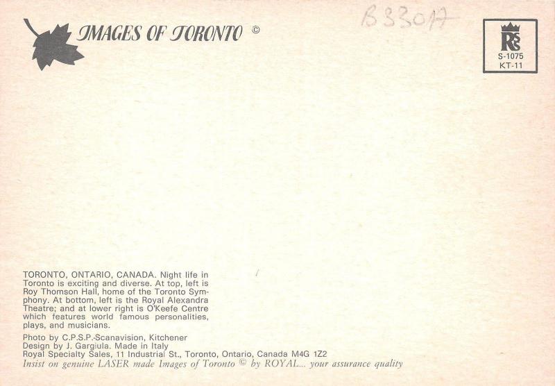 B33017 Toronto Multi Views  canada