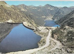 BF14521 hautes pyrenees lac et barrage de cap de long france front/back image