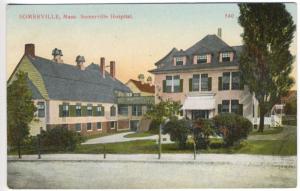 Somerville MA Somerville Hospital Postcard