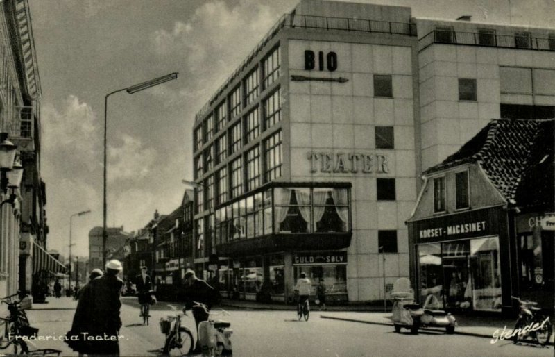 denmark, FREDERICIA Teater Theatre (1964) Stender Postcard