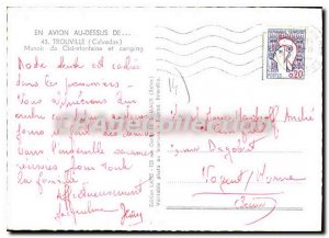 Modern Postcard Trouville Calvados Manoir de Clairefontaine and camping