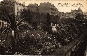 CPA CLICHY Les Jardins de la Place Sacco-Vanzetti (1323007)