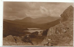 Wales Postcard - The Lakes - Capel Curig   A7307