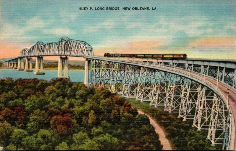 Louisiana New Orleans Huey P Long Bridge