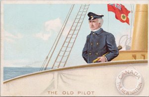 The Old Pilot Wilfrid Laurier Canada The New Nation Unused Postcard H54