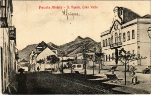 PC CPA CAPE VERDE / PORTUGAL, PRACINHA MINDELLO, S. VICENTE, (b13368)