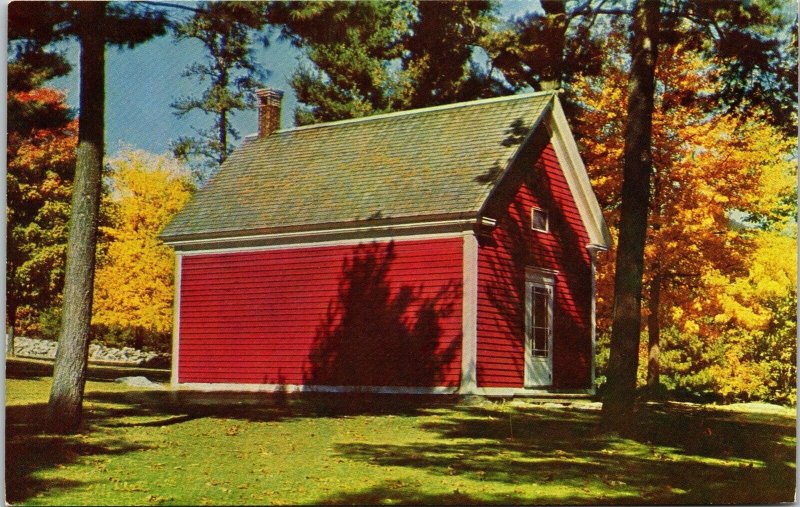 Mary Lamb School Longfellows Wayside Inn South Sudbury Mass Chrome Postcard 