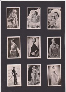 KATHE VON NAGY MOVIE FILM STAR 41 Vintage ROSS Photo Cigarette Cards (L5834)