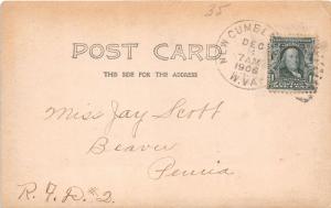 E90/ New Cumberland West Virginia RPPC Postcard 1906 Homes Brick Street 4