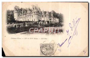 Old Postcard Chateau d'Usse xv and XVI centuries