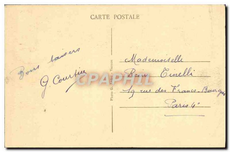 Postcard Old Bueil View the & # 39Eure Bridge decision