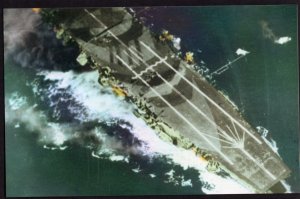 Hiryu Go! Japanese Aircraft Carrier Battle of Midway Sank on June 5, 1942 Chrome