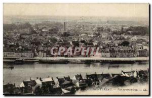 Old Postcard Montereau Panoramic view