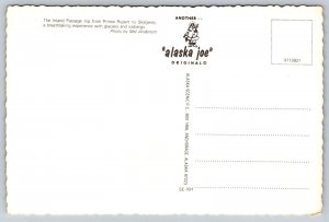 Cruise Ship  Sailing  Inland Passage  Alaska   Postcard