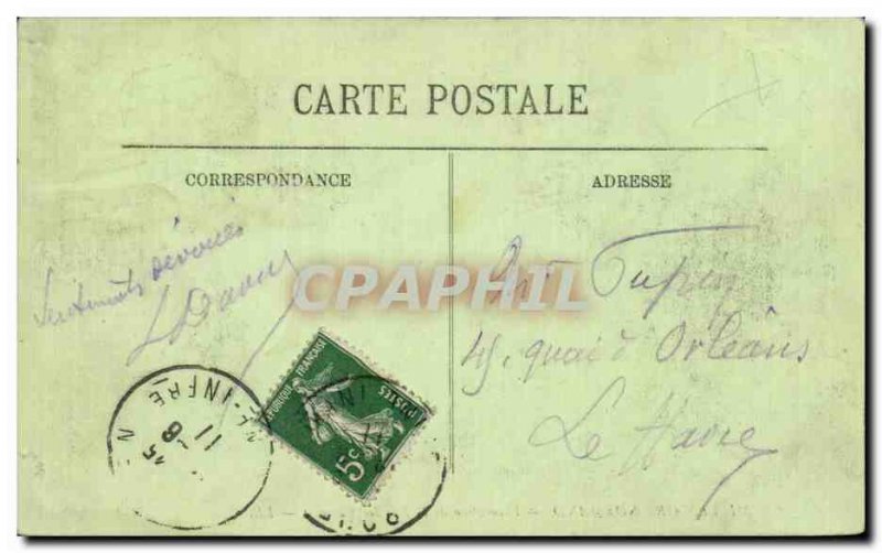 Old Postcard Millennium Normand Decoration Street Carmelite