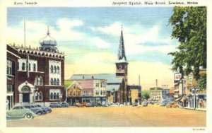 Kora Temple, Hospital Square in Lewiston, Maine