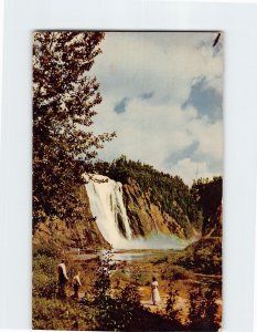 Postcard Montmorency Falls Quebec City Canada