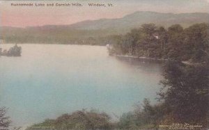 Vermont Windsor The Runnemede Lake And Cornish Hills Albertype