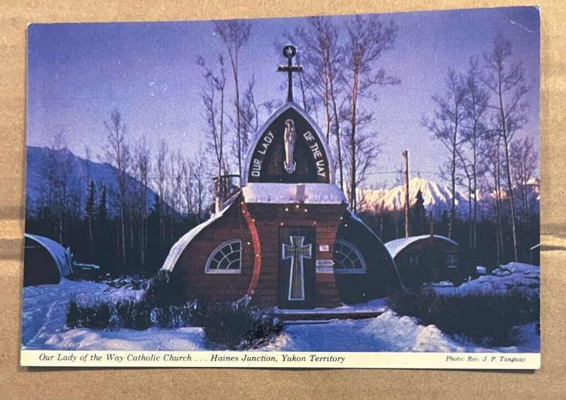 UNUSED PC - OUR LADY OF THE WAY CATHOLIC CHURCH, HAINES JUNCTION,  YUKON, ALASKA